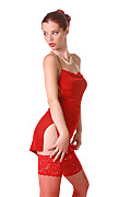 Ariel Red diamond istripper model
